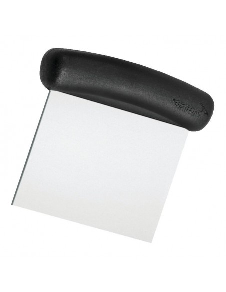 coupe-pâte carré rigide  manche ergonomique plastique noir - Déglon