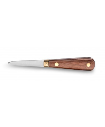 OYSTER KNIFE WITH BOLSTER – WOOD HANDLE