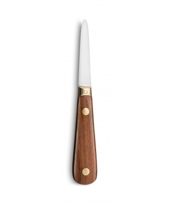 SPECIAL OYSTER KNIFE WITH BOLSTER – BUBINGA