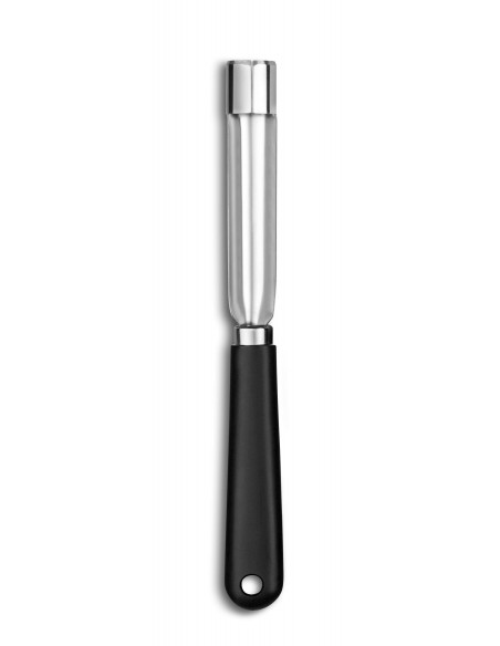 vide-pomme grand modèle  diamètre 20 mm  affûté  manche plastique noir à virole - Déglon